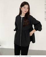 選べる2タイプ フレアブルゾン