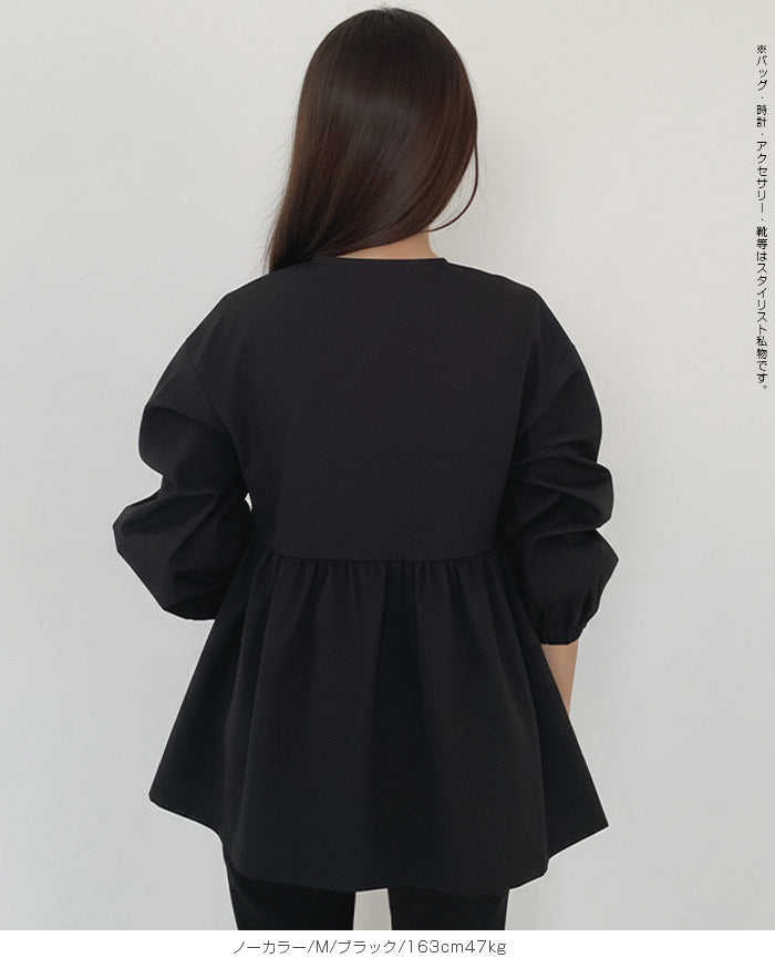 選べる2タイプ フレアブルゾン