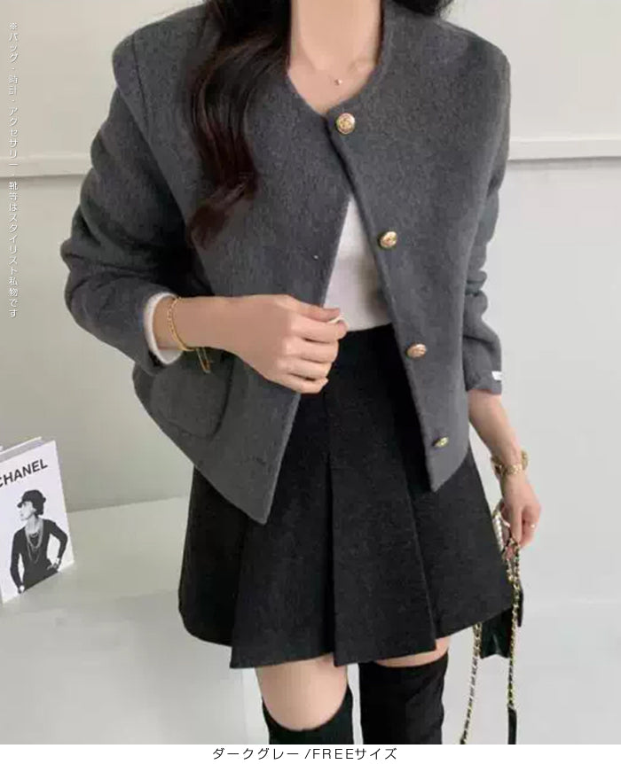 仏*陀様 Simple Project クルーネック カーディガン 仏*陀様 Simple Project クルーネック カーディガン