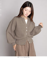 04color 02size キーネックカーディガン