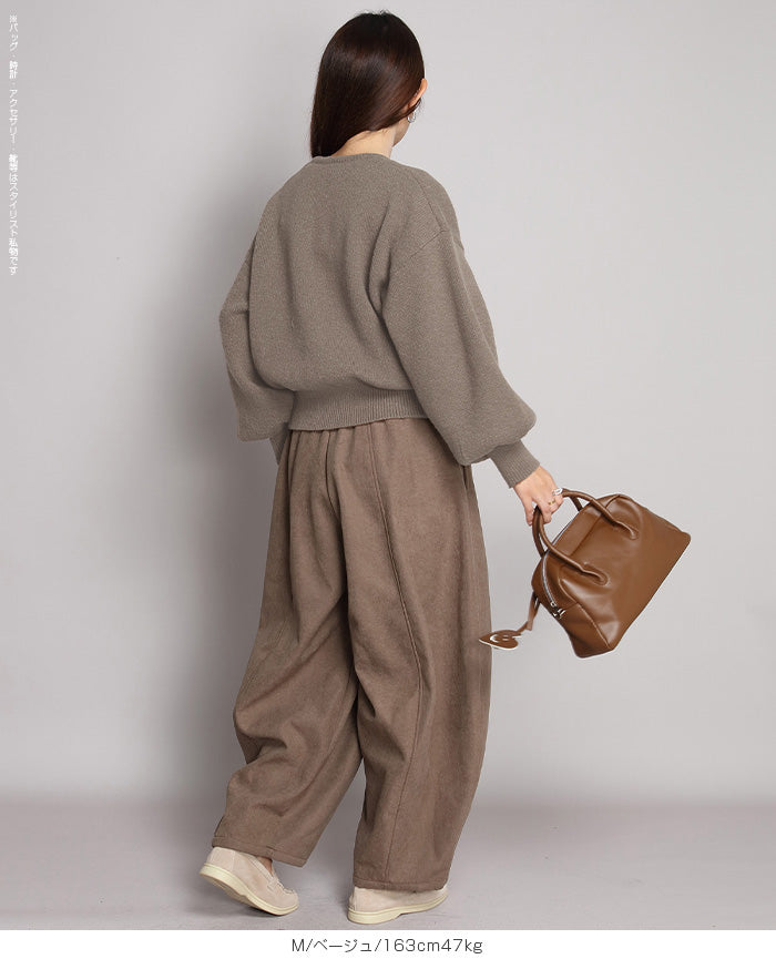 04color 02size キーネックカーディガン