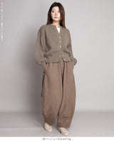 04color 02size キーネックカーディガン