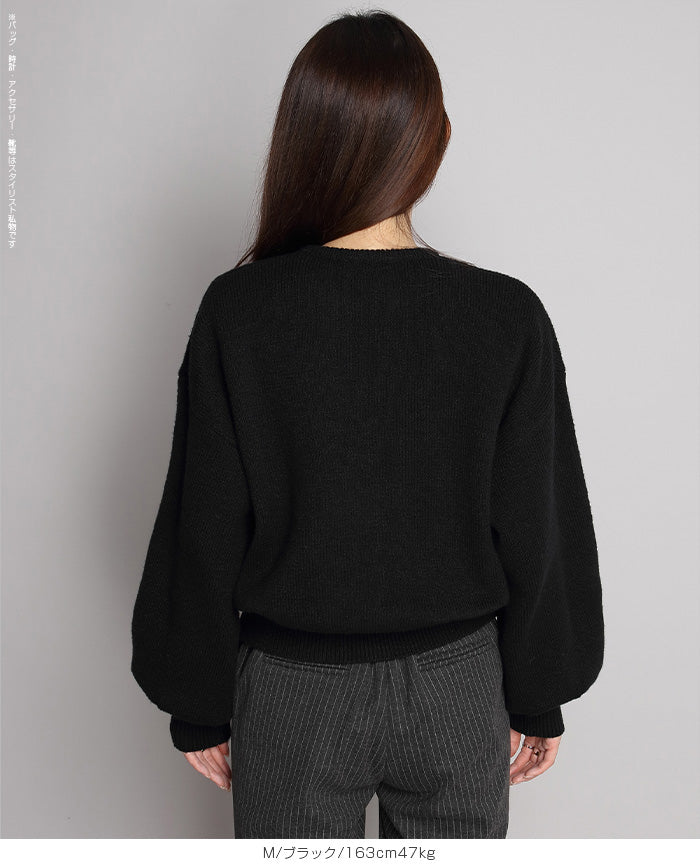 04color 02size キーネックカーディガン