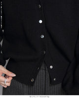 04color 02size キーネックカーディガン