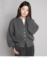 04color 02size キーネックカーディガン