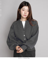 04color 02size キーネックカーディガン