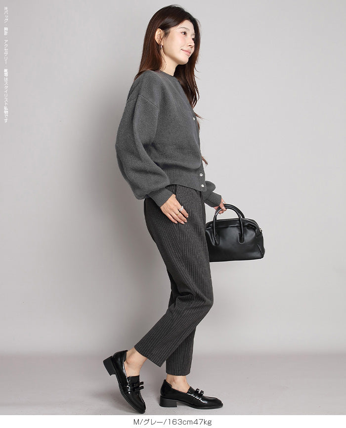 04color 02size キーネックカーディガン