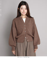 04color 02size キーネックカーディガン