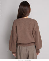 04color 02size キーネックカーディガン