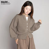 04color 02size キーネックカーディガン