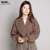 04color 02size キーネックカーディガン