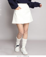 メルトンスカートショートパンツ
