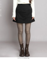 メルトンスカートショートパンツ