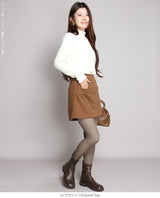 メルトンスカートショートパンツ