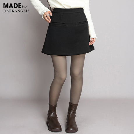 メルトンスカートショートパンツ