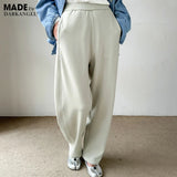 04color ツイル調ストレッチ裏起毛カーブパンツ