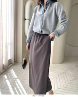 フェイクレイヤードカーディガン