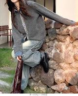 フェイクレイヤードカーディガン