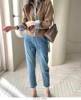 フェイクレイヤードカーディガン