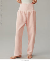 腹巻付きモールニットルームパンツ