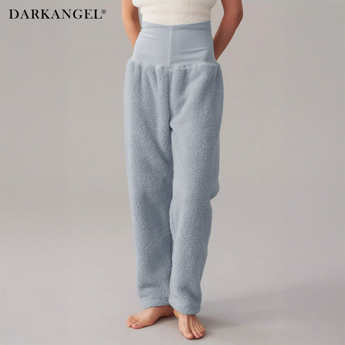 腹巻付きモールニットルームパンツ