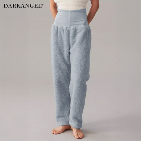 腹巻付きモールニットルームパンツ