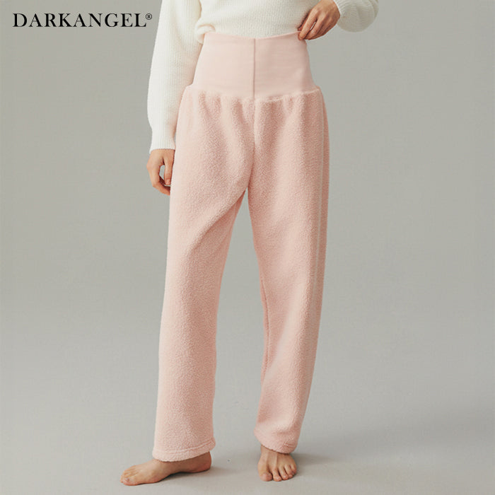 腹巻付きモールニットルームパンツ