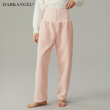 腹巻付きモールニットルームパンツ