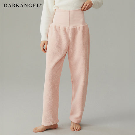 腹巻付きモールニットルームパンツ