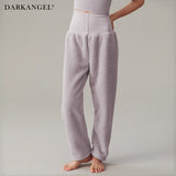 腹巻付きモールニットルームパンツ