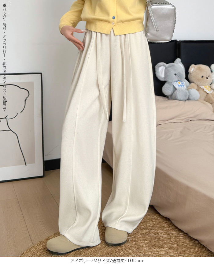 選べる丈コーデュロイカーブパンツ