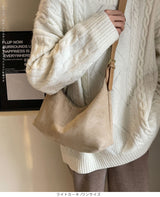 スエード調ワンショルダーバッグ