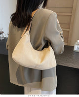 スエード調ワンショルダーバッグ