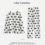 リボンプリントルームウェアセットアップ