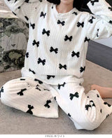 リボンプリントルームウェアセットアップ