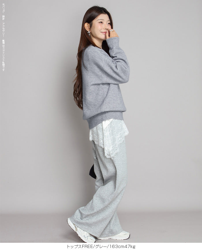 ゆったりニット