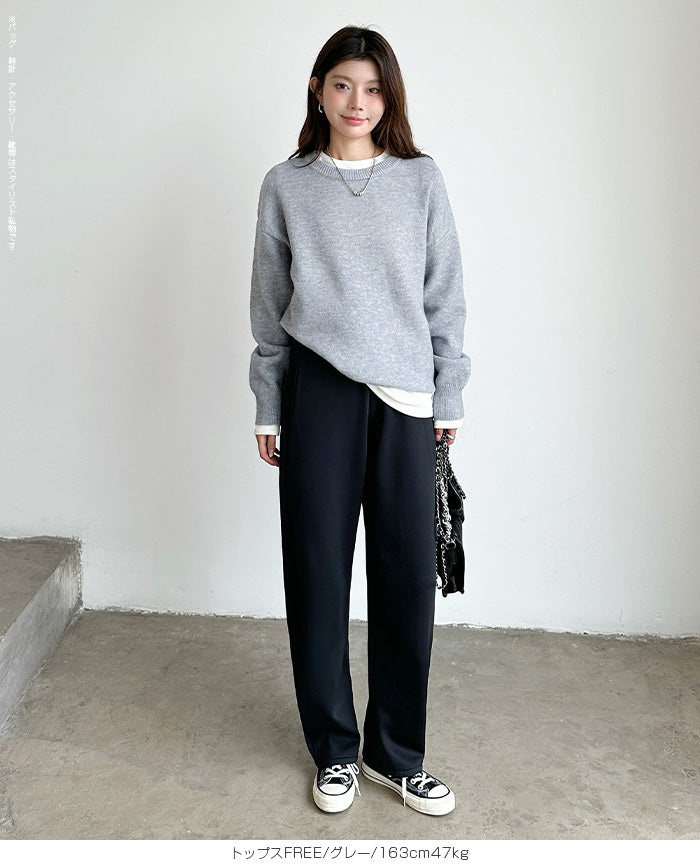 ゆったりニット