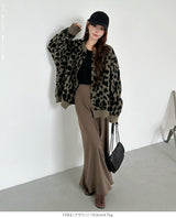 レオパード柄カーディガン