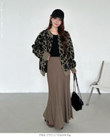 レオパード柄カーディガン