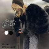 フェイクファーショート丈ジャケット