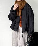 ゆったり＊中綿 大人のショートジャケット