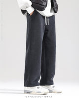 04color M/L/XLサイズ　裏起毛コーデュロイワイド＆ジョガーパンツ
