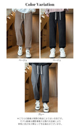 04color M/L/XLサイズ　裏起毛コーデュロイワイド＆ジョガーパンツ