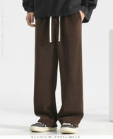 04color M/L/XLサイズ　裏起毛コーデュロイワイド＆ジョガーパンツ