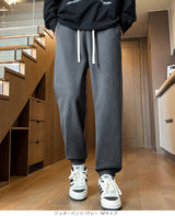 04color M/L/XLサイズ　裏起毛コーデュロイワイド＆ジョガーパンツ