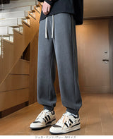 04color M/L/XLサイズ　裏起毛コーデュロイワイド＆ジョガーパンツ