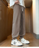 04color M/L/XLサイズ　裏起毛コーデュロイワイド＆ジョガーパンツ