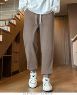 04color M/L/XLサイズ　裏起毛コーデュロイワイド＆ジョガーパンツ