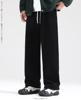 裏起毛コーデュロイワイドパンツ