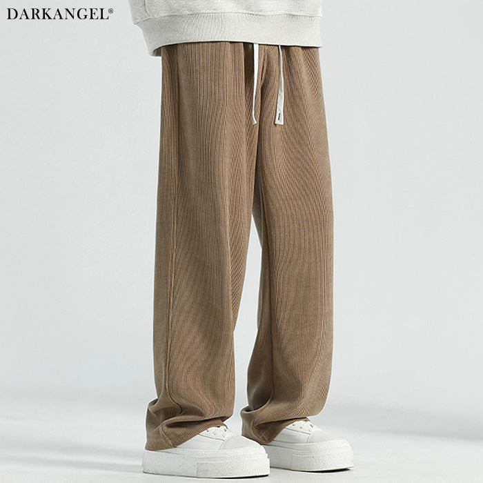 裏起毛コーデュロイワイドパンツ